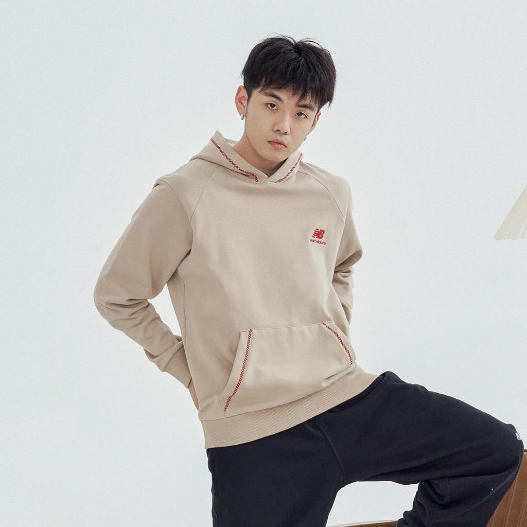 New Balance Athletics LNY French Terry Hoodie Asia Sizing 'Khaki' Men's AMT31570-BNN