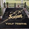 Custom Text Printed Rug Scorpions Non Slip Floor Carpet For Home Room Decor