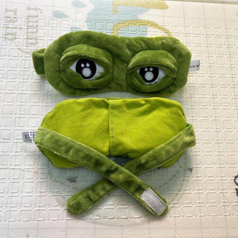 Lonely Frog Sad Eye Mask - Breathable & Funny Anime-inspired Peripherals