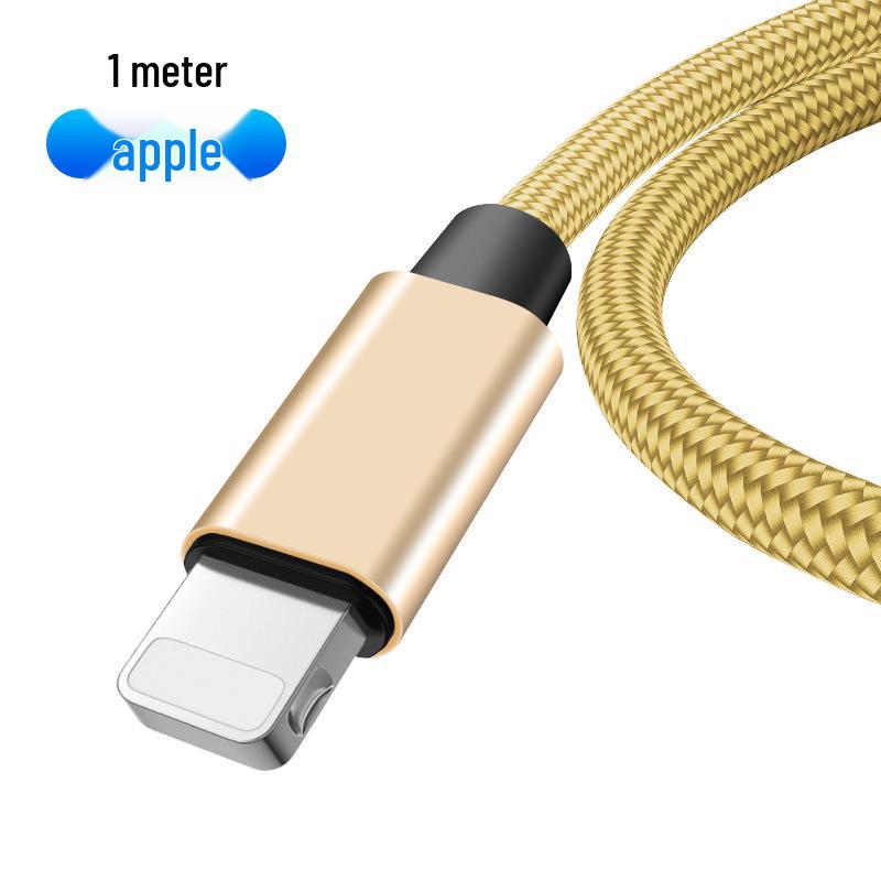 3M Nylon Braided Fast Charging Cable for Apple, Android, Huawei, Type-C Devices
