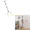 F26C Coat Rack Stand,Freestanding Coat Rack Coat Tree Standing Hat Hanger Organizers for Hallway Entryway Bedroom,Office