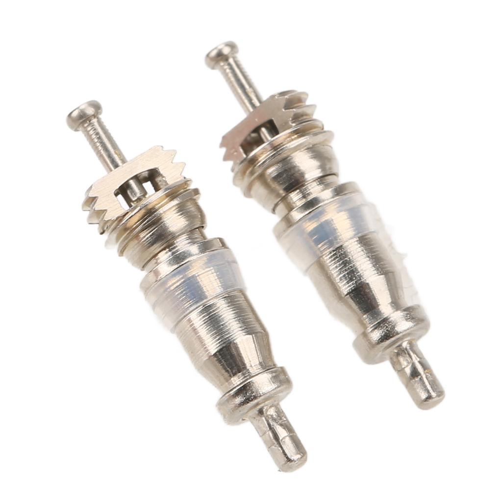 100PCS High Pressure Valve Stem Core Aluminum Alloy Copper Car Air Conditioner Valve Core for R12 Series