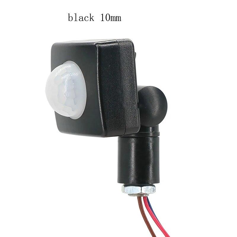 1pcs Human Body Infrared Sensor Adjustable PIR Motion Sensor Detector Outdoor Indoor Infrared Light Switch with LED Light