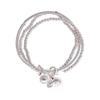 Koreanisches dreilagiges rundes Anhängerarmband: Eleganter, modischer und luxuriöser Damenschmuck