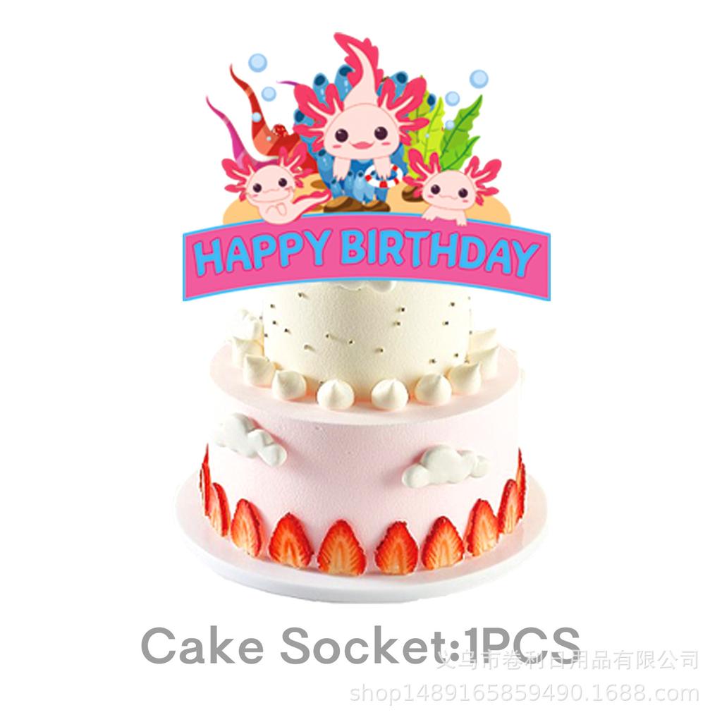 Salamander Themed Party Supplies Salamander Party Decoration Banner Party Tableware Tablecloth Balloon Arrangement Props