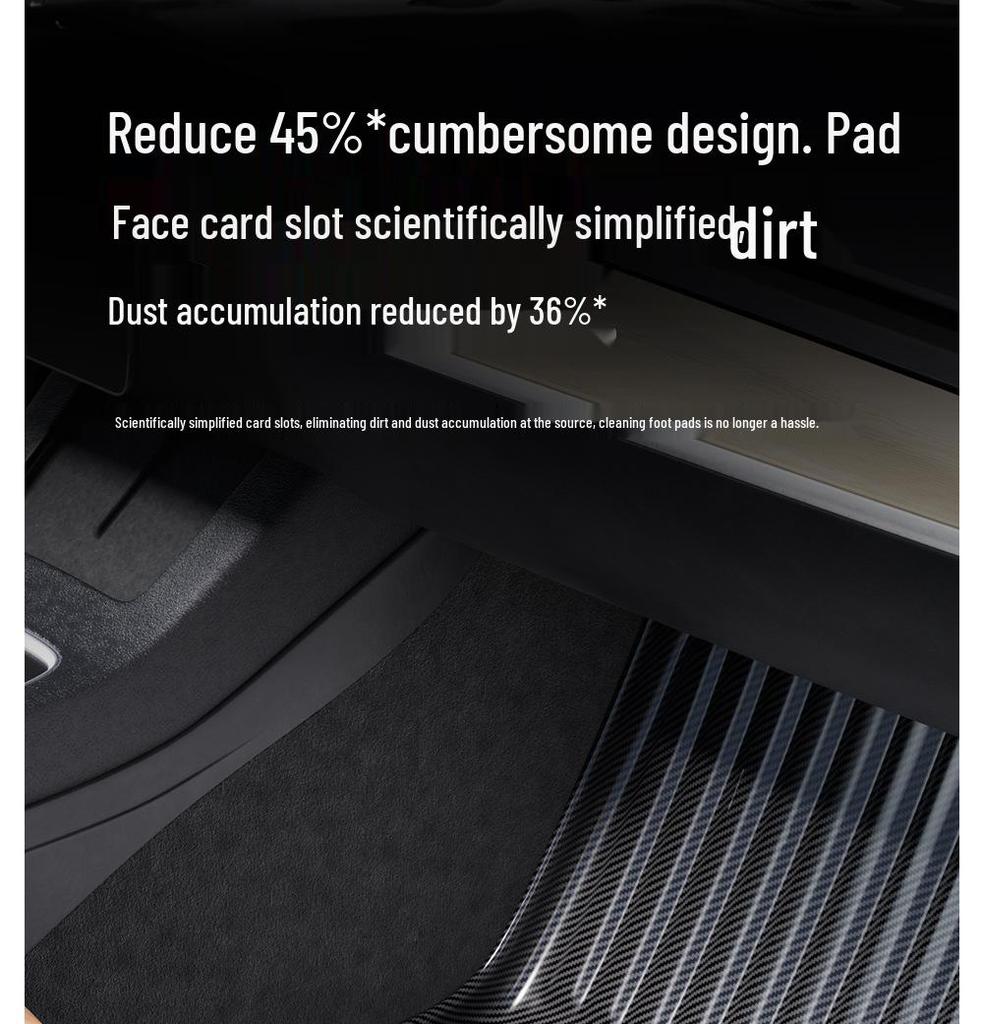 Honda ZR-V Carbon Fiber Style TPE Floor Mats - Car Protection & Decorative Carpet