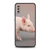 Cute little Pink Pig Phone Case For Samsung A54 A52 A24 A14 A50 A70 A10 A40 A20S A20E A06 A12 A22 A34 A42 A32 5G A04s A16 Cover