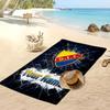 Djurgårdens IF Personalized Printed Beach Towel Soccer Logo Support Custom Name Text Absorbent Towel For Sport Travel Special Gift
