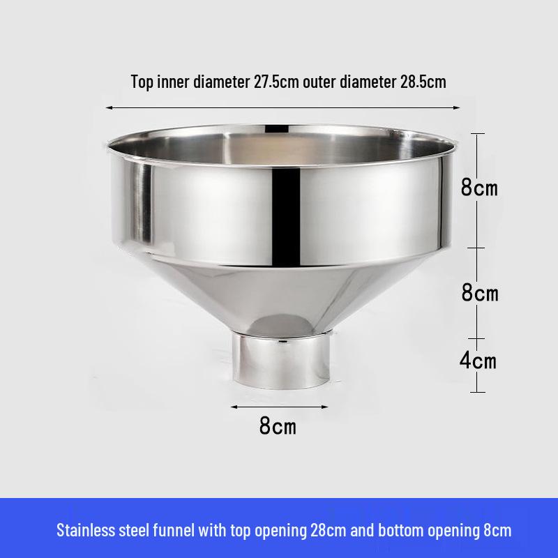 Heavy-Duty Stainless Steel Large Funnel for Industrial Fuel and Oil Press Machines