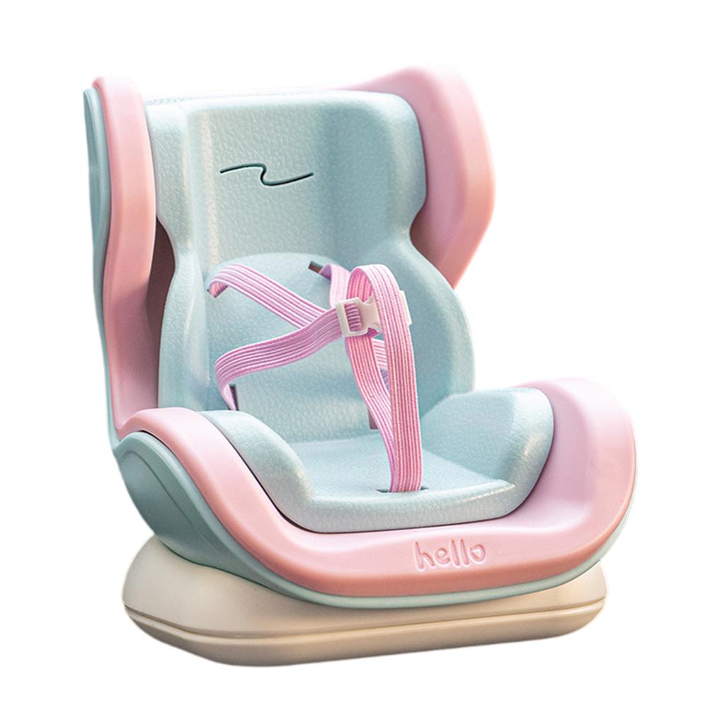 Kawaii Doll Seat Car Ornament Multi-Purpose Plush Safety Seat Car Air Outlet Decoration for Home Office Table Decoration