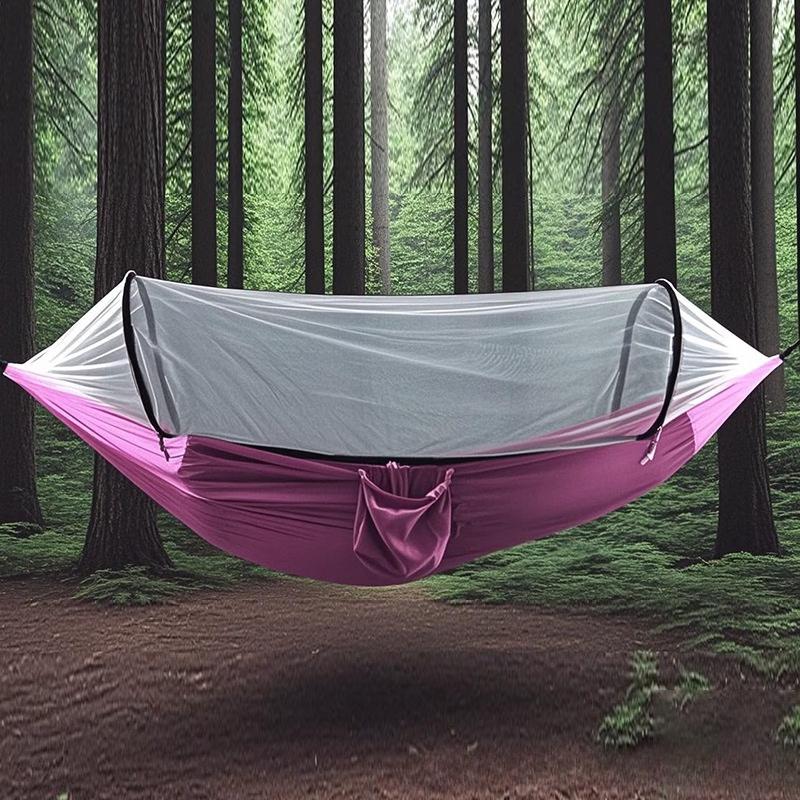 OLOEY Outdoor Automatic Mosquito Net Hammock