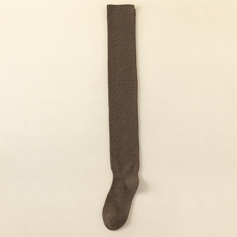 Knee-high Socks, Women's Thigh-high Socks, Black Thigh Socks, Women's Cotton Socks, Spring and Autumn Knee-high Thigh-high Socks