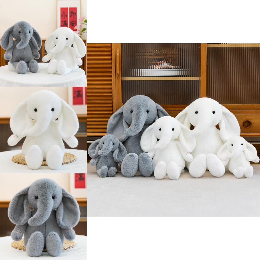 Elephant Sleep Companion Plush Doll For Children With Soft Fiber Filling