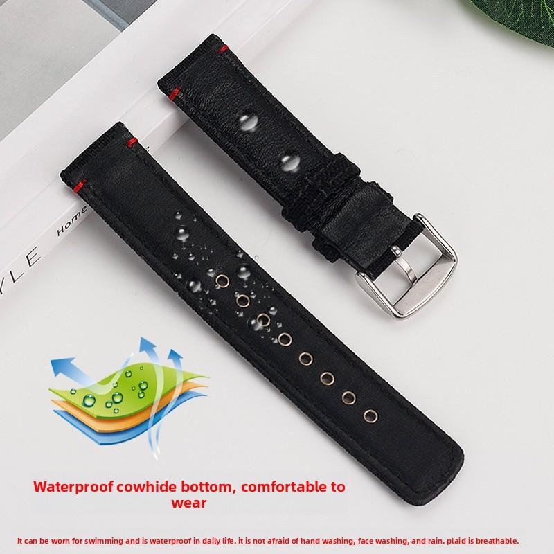 20mm Nylon Canvas with Steel Holes Watch Strap For TIMEX Expeditionary Series T49963 T49905 T2N794 Men Outdoor Sports WatchBand
