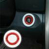 For Ram 3500/2500/1500 11-2024 Red Carbon Keyless Engine Start Button Ring Trim