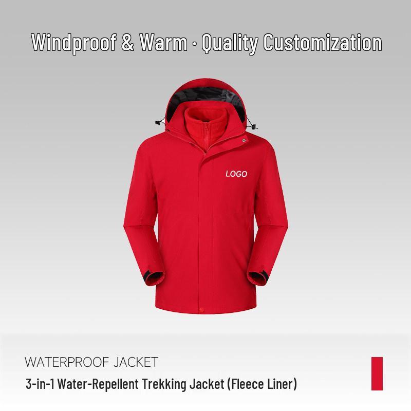 Veste d'alpinisme avec logo personnalisé BMW - Vêtement d'extérieur d'équipe pour la saison automne/hiver