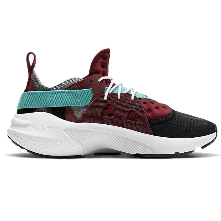Nike Huarache Type Comfortable Fabric Non-Slip Lightweight Low-Top Casual Running Shoes Unisex Sneaker Red Black BQ5102-600