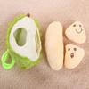 PP Cotton Fruit Durian Pendant Detachable Fruit Durian Plush Keyring  Boys and Girls