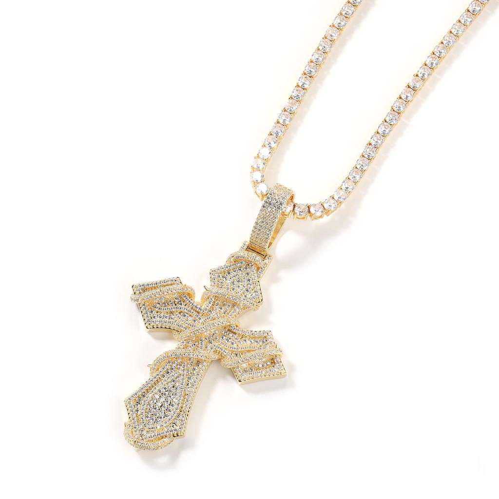Sparkling Stainless Steel Necklace & Bracelet