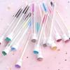 3pcs Eyelash Eyebrow Brush Mascara Wands Diamond Tube Crystal Handle Lash Applicator+