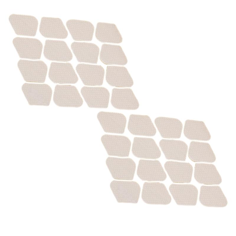 Guitar Pick Grip Silicone Stickers With Antislip Texture Washable Guitar Pick Stickers for Enhanced Playing Stability чистый