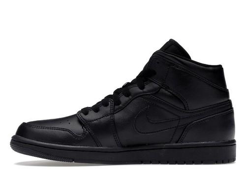 Jordan 1 Mid Triple Black 2022 - 554724-093