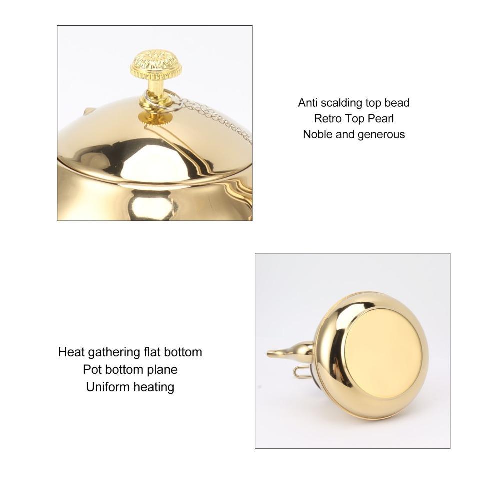 Detachable Strainer Stovetop Kettle 1.5L Capacity Brewing Kettle Large Capacity Kettle Home Use