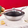 YISPOT Laige Non-stick Stainless Steel Wok