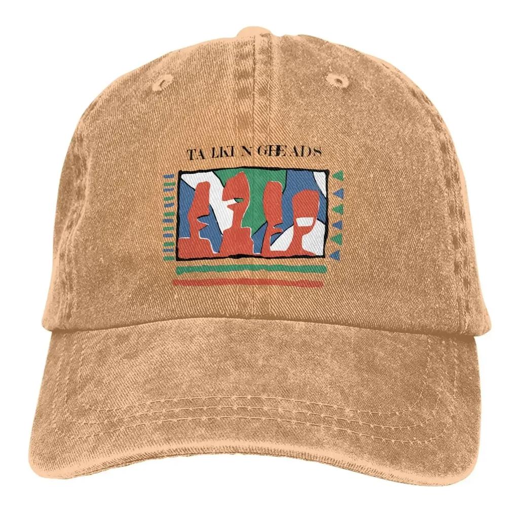 Casquette d'été Visière Pare-soleil Mème Talking Heads Casquettes Hip Hop Radiohead Rock Chapeau de Cowboy Casquettes Trucker à Visière Casquettes de Papa