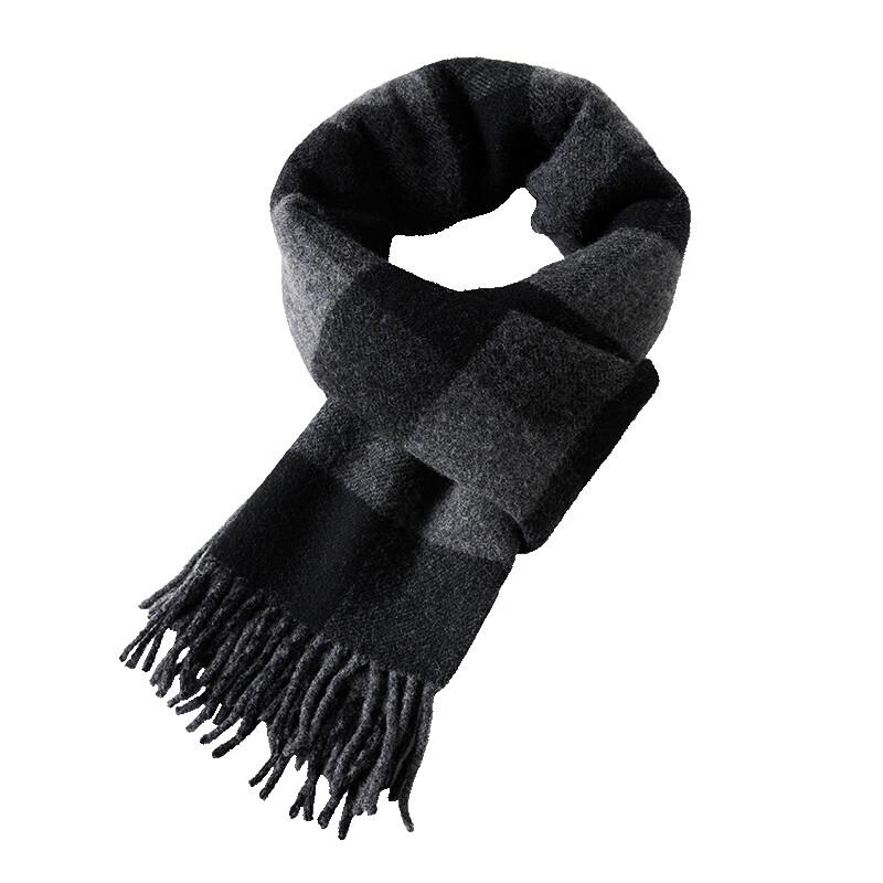 JIUMU Men's Pure Wool Scarf
