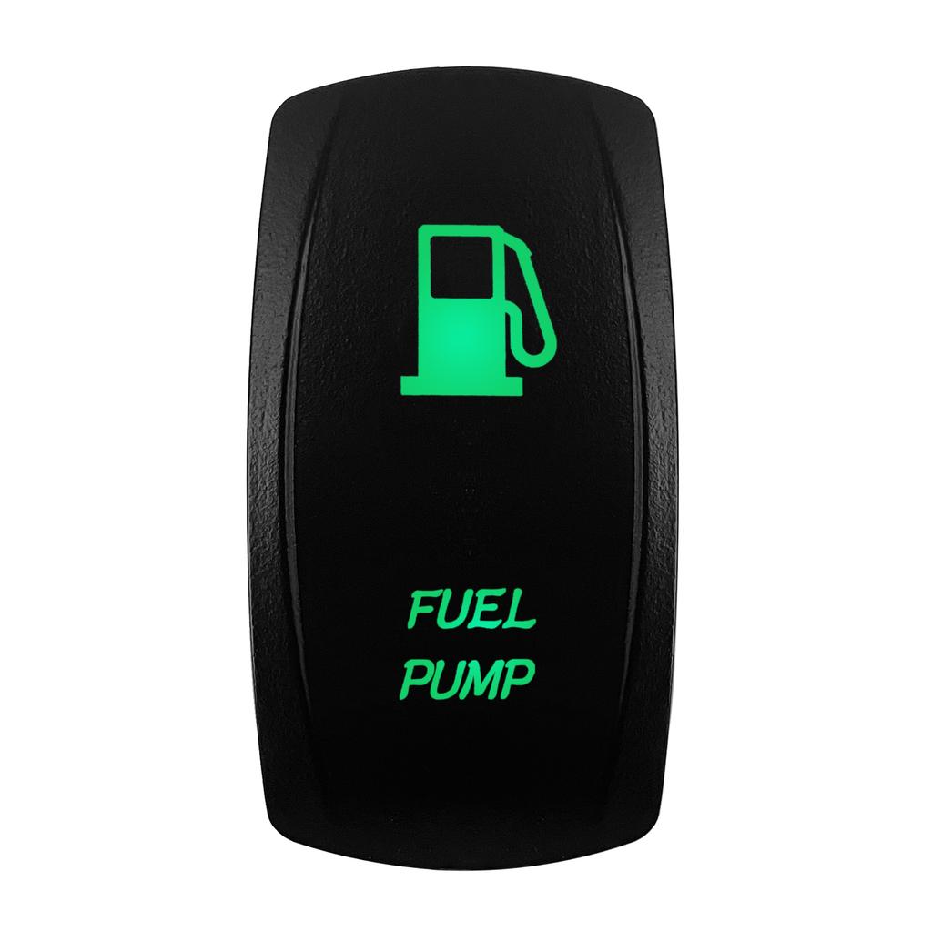 Boat Car Rocker Switch 12V/24V Waterproof Green Led SPST DPDT 20A for ARB/CARLING/NARVA/4x4 Pickup Truck JCB Machine Relays 5