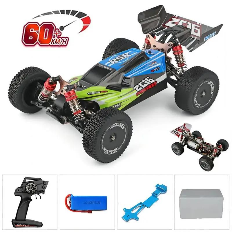WLtoys 144010 75KM/H 2.4G RC Car Brushless 4WD Electric High Speed Off-Road Remote Control Drift Toys for Children Racing