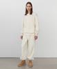 INSILENCE Mix Pattern Crew Neck Knit Ecru
