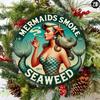 Vintage Seaweed Smoking Metal Tin Sign Wall Art Home Bar Cafe Decor