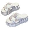 Wear one-word slippers outside, new muffin thick-soled soft-soled with skirts in summer, wear thin beach cool slippers