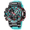 UTHAI CQ254 Fashion Sports Electronics Watch Colorful Night Light Man Watch Waterproof Multi Functional Clock Watches for Man