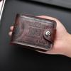 Dollar Bill Embossed PU Leather Wallet Multiple Card Slots Snap Button Closure Waterproof Blocking Travel Business Gift