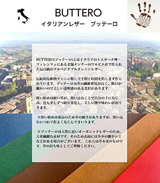 Bell La Bell Men's Bifold Wallet In Buttero Italian Leather (Made In Japan) with Coin Purse, a Perfect Father's Day Gift (Green Zip-Around Long