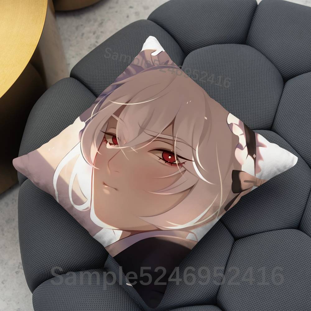 ADWD CCasper Grim A Date With Death Square Cushion Pillow Case Sofa BedroomLiving Room Backrest Multiple Size Washable Covers