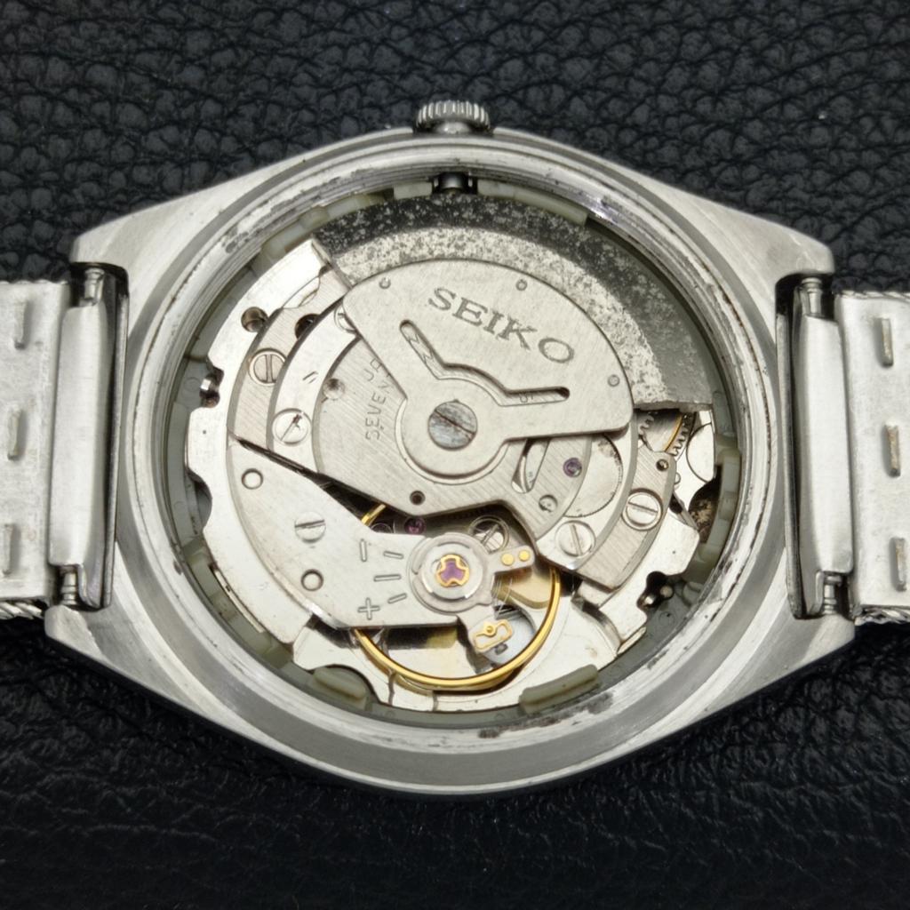 AUTOMATIC VINTAGE SEIKO JAPAN 6309A MENS BROWN COLOR DIAL WATCH a700452-5 R203-a700452