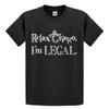 Adult Relax Gringo I'm Legal Sombrero Short Sleeve Adult T-shirt Unisex T-Shirt