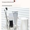 Toothbrush And Toothpaste Stand With Quick Drying Designs For Keeping Bathroom Clean And Tidying