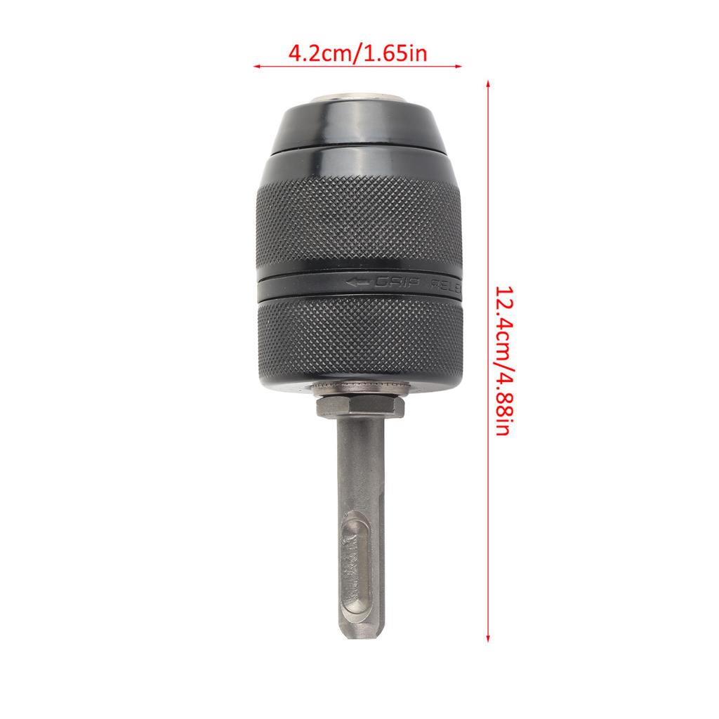 2‑13mm Capacity Metal Keyless Lathe Drill Chuck Converter with SDS Adapter Accessories Keyless SDS Chuck SDS Chuck Adapter