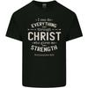 Christ Gives Me Strength Christian Jesus God Mens Cotton T-Shirt Tee Top Unisex T-Shirt