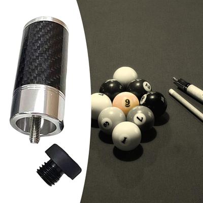 Billiard Pool Cue Extension, End Adapter, Carbon Fiber Connecting