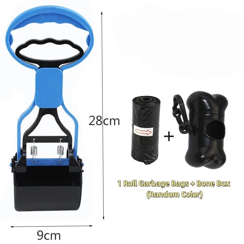 Hot Sale Portable Dog Pooper Scooper No Touch No Bend Long Handle Durable Easy Clean Pet Waste Picker for Outdoor Walking Yard