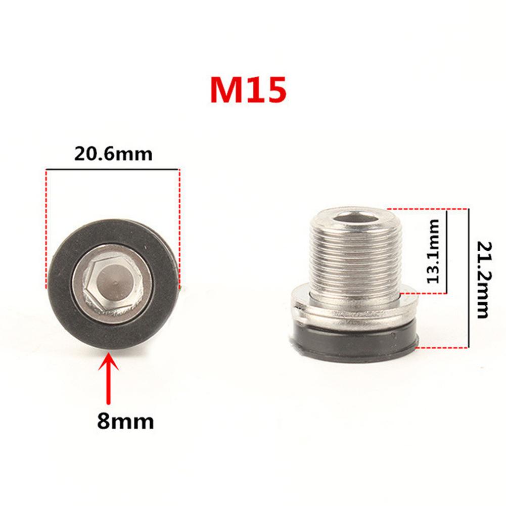 Cranksets 2*screw Cycling Electro Silvering Rustproof