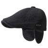 Old Man Beret Men's Autumn Winter Middle-Aged and Elderly Dad Hat Outdoor Ear Protection Warm Cap Peaked Cap