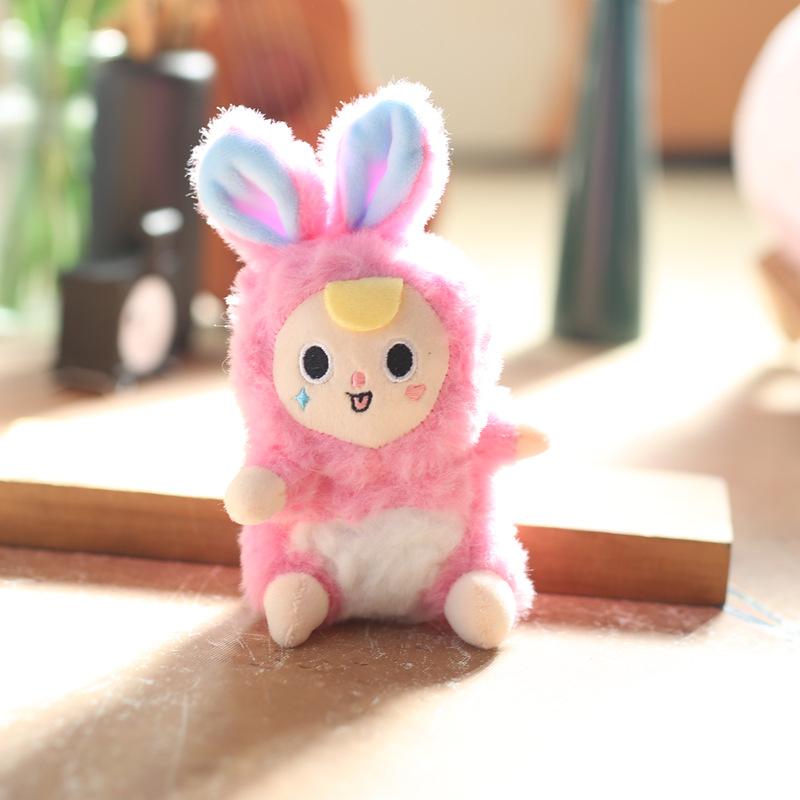 Cute Cute Baby Three-year-old Pendant Plush Toy Doll Rabbit Bag Hanging Decoration Keychain Doll Doll