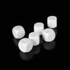 10Pcs/pack Dices Set Acrylic White Dices Teaching Props Game Accessories Mathematical Tools Round Corner Dices Set